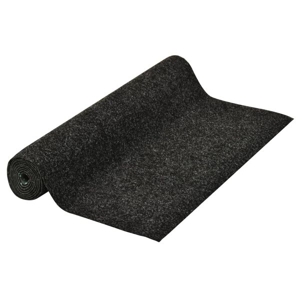 vidaXL Artificial Grass with Studs 5x1 m Anthracite