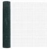 vidaXL Euro Fence Green 1.5 x 10 m PVC-coated iron