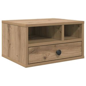 vidaXL Printer Stand Artisan Oak 40 x 32 x 24 cm Engineered Wood