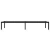 vidaXL Metal Bed Frame without Mattress Black 75x190cm