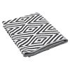 vidaXL Outdoor Rug ARAKIL Black 140x200 cm PP