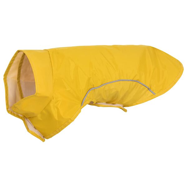 vidaXL Dog Raincoat with Reflective Strips Polyester Yellow XS