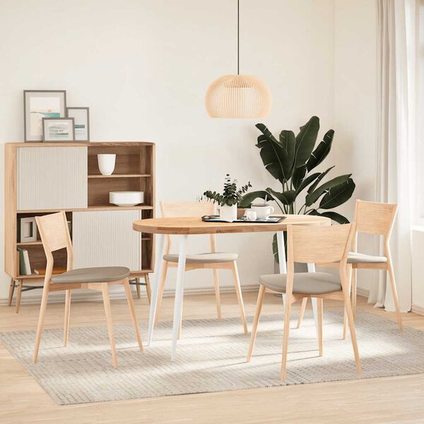 vidaXL Console Table Legs Conical Shape 4 pcs White 72-73 cm Steel