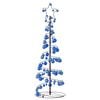 vidaXL LED Christmas Tree with Baubles 100 LEDs Warm White 150 cm