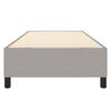 vidaXL Box Spring Bed Frame Light Grey Single Fabric (UK/IE/FI/NO only)