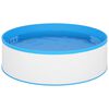 vidaXL Splasher Pool with Hanging Skimmer and Pump 350x90 cm White