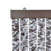 vidaXL Insect Curtain Brown and Beige 56x185 cm Chenille
