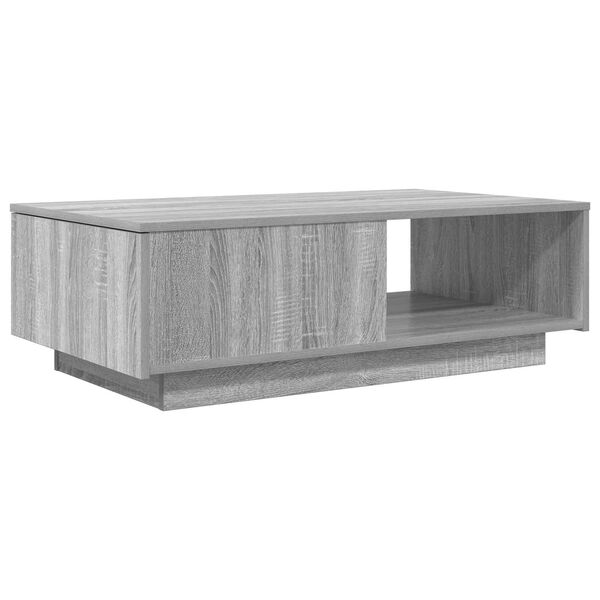 vidaXL Coffee Table Grey Sonoma 95 x 55 x 31 cm Engineered Wood