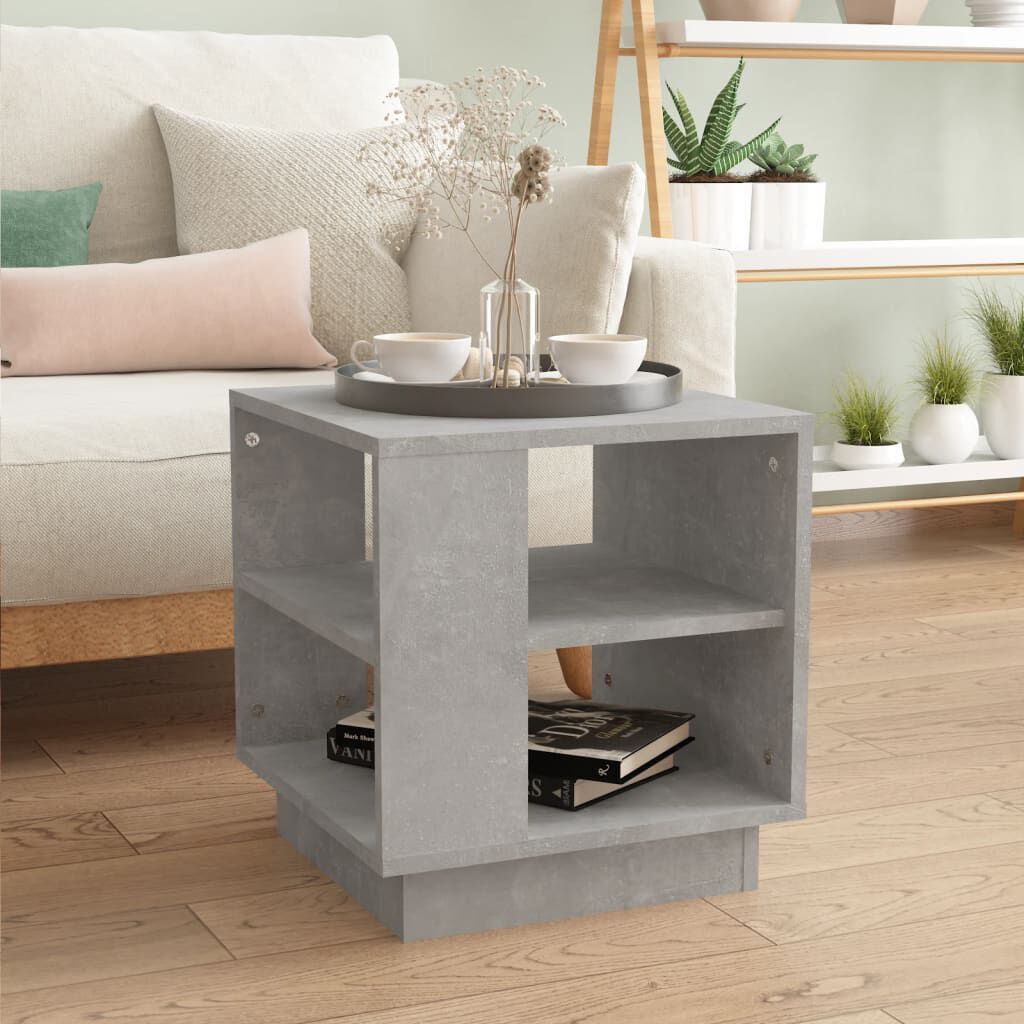 Concrete and hotsell wood coffee table