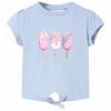 vidaXL Kids' T-shirt Blue 128
