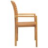 vidaXL Dining Chair 4 pcs Brown 62 x 55 x 94 cm Solid Teak Wood