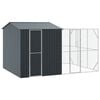 vidaXL Bird Cage Anthracite 425 x 304 x 247 cm Galvanised Steel