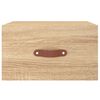 vidaXL Wall-mounted Bedside Cabinet Sonoma Oak 35x35x20 cm