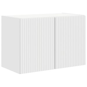 vidaXL TV Wall Cabinet 59.5 x 31 x 40 cm White Engineered Wood