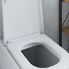 vidaXL Quick Release Toilet suitable for Seat White 44.5 x 35 x 3.6 cm