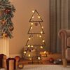 vidaXL Metal Christmas Tree for Decoration Black 125 cm