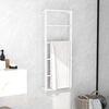 vidaXL Towel Rack White 45x10x115 cm Steel