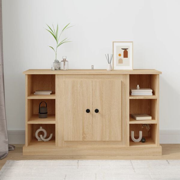 vidaXL Sideboard Sonoma Oak 100x35.5x60 cm Engineered Wood