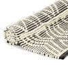 vidaXL Rug Handwoven Wool 120x170 cm Black/White