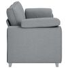 vidaXL Sofa Light Grey 219 x 77 x 82 cm Fabric