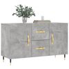 vidaXL Sideboard Concrete Grey 100x36x60 cm Engineered Wood