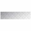 vidaXL Stair Tread Rectangular 2 pcs Silver 100 x 25 cm Aluminium