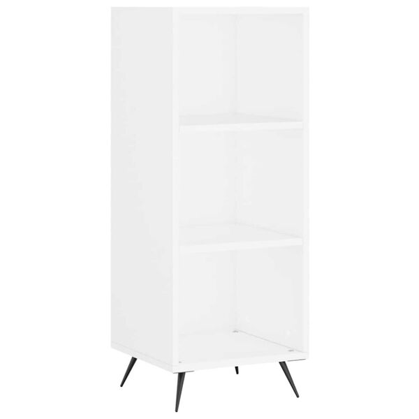 vidaXL Highboard High Gloss White 34.5x32.5x180 cm Engineered Wood