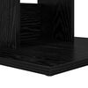 vidaXL Side Table Black Oak 45 x 40 x 62.5 cm Engineered Wood