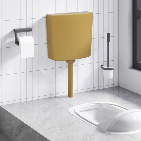 vidaXL Toilet Cistern with Bottom Water Inlet 3/6 L Curry