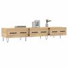 vidaXL TV Cabinet Sonoma Oak 150x36x30 cm Engineered Wood