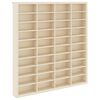 vidaXL Wall Display Case Beige 40 x 4.5 x 43 cm Engineered Wood