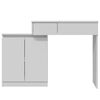 vidaXL Dressing Table with LED White 115x37x110.5 cm