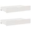 vidaXL Daybed with Drawers without Mattress White 90x200 cm Solid Wood