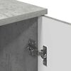 vidaXL Bathroom Cabinet Wall-mounted Concrete Grey 30 x 31.5 x 61 cm