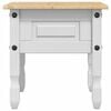 vidaXL End Table Corona White 50 x 50 x50 cm Solid Pine Wood