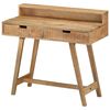 vidaXL Desk 100x45x90 cm Solid Rough Mango Wood