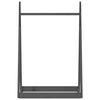 vidaXL Clothes Rack Grey 100x45x150 cm Solid Wood Pine