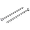 vidaXL Screw 2 pcs Silver M6 x 100 mm Steel