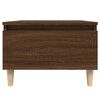 vidaXL Side Table Brown Oak 50x46x35 cm Engineered Wood