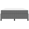 vidaXL Bed Frame with Mattress Light Grey 140 x 200 cm Fabric