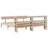 vidaXL Bed Frame without Mattress 200x200 cm Solid Wood Pine