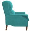 vidaXL Armchair Turquoise 76 x 94 x 102 cm Velvet