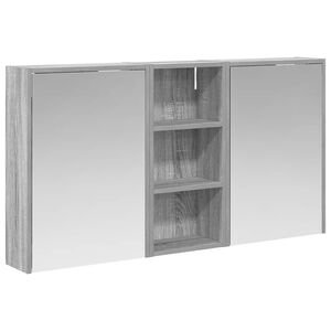 vidaXL Bathroom Cabinet Set 3 pcs 116 x 16 x 62.5 cm Engineered wood