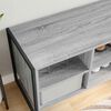 vidaXL Shoe Cabinet Grey Sonoma 100 x 35 x 44 cm Engineered Wood