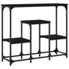 vidaXL Console Table Black 89.5x28x76 cm Engineered Wood