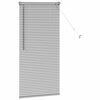 vidaXL Venetian Blinds Height Adjustable Silver 130 x 65 cm Aluminium