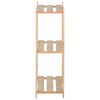vidaXL 3-Tier Storage Rack 80x28.5x90 cm Solid Pinewood
