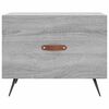 vidaXL Coffee Table Grey Sonoma 50x50x40 cm Engineered Wood