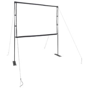 vidaXL Projection Screen with Stands 84 Inch 4:3