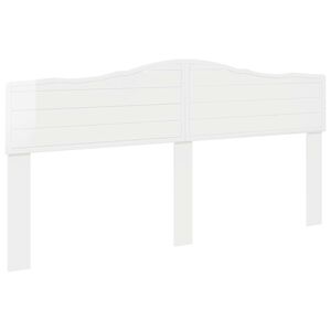 vidaXL Headboard Gloss White Engineered wood
